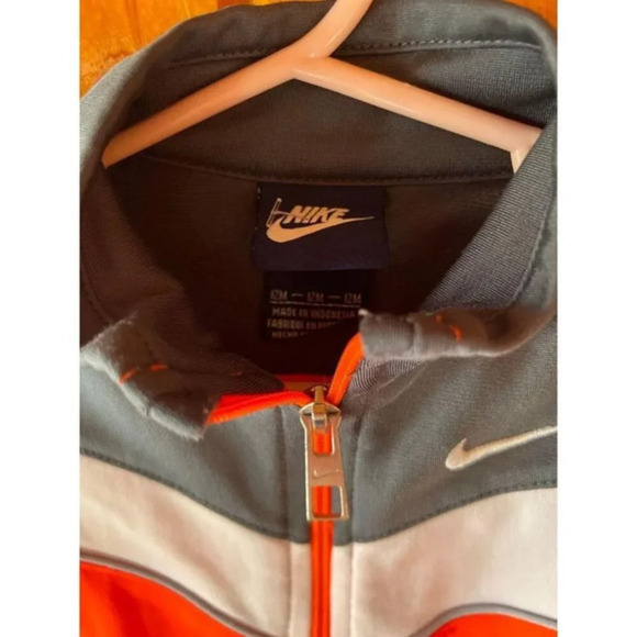Nike Neon Orange/White/Dark Gray Jacket size‎ 12 Month - Picture 3 of 3